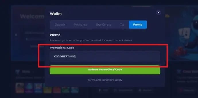 Gambling review site - Rain Bet